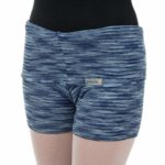 Shorts Listrado com Dobra Azul Marinho-0